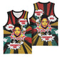Fannie Lou Hamer Basketball Jersey with Pop Art Comic Style Design Bold Quote and Civil Rights Tribute - African Pride
