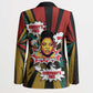 Fannie Lou Hamer Blazer with Pop Art Comic Style Design Bold Quote and Civil Rights Tribute - African Pride