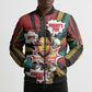 Fannie Lou Hamer Bomber Puffer Jacket with Pop Art Comic Style Design Bold Quote and Civil Rights Tribute - African Pride