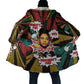 Fannie Lou Hamer Cloak with Pop Art Comic Style Design Bold Quote and Civil Rights Tribute - African Pride