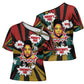 Fannie Lou Hamer Cross Shoulder Shirt with Pop Art Comic Style Design Bold Quote and Civil Rights Tribute - African Pride