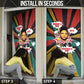 Fannie Lou Hamer Door Cover with Pop Art Comic Style Design Bold Quote and Civil Rights Tribute - African Pride