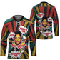 Fannie Lou Hamer Hockey Jersey with Pop Art Comic Style Design Bold Quote and Civil Rights Tribute - African Pride