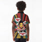 Fannie Lou Hamer Kid Polo Shirt with Pop Art Comic Style Design Bold Quote and Civil Rights Tribute - African Pride
