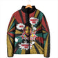 Fannie Lou Hamer Padded Jacket with Pop Art Comic Style Design Bold Quote and Civil Rights Tribute - African Pride