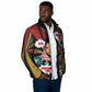 Fannie Lou Hamer Padded Jacket with Pop Art Comic Style Design Bold Quote and Civil Rights Tribute - African Pride