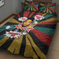 Fannie Lou Hamer Quilt Bed Set with Pop Art Comic Style Design Bold Quote and Civil Rights Tribute - African Pride
