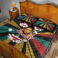 Fannie Lou Hamer Quilt Bed Set with Pop Art Comic Style Design Bold Quote and Civil Rights Tribute - African Pride