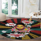 Fannie Lou Hamer Round Carpet with Pop Art Comic Style Design Bold Quote and Civil Rights Tribute - African Pride