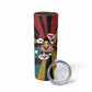 Fannie Lou Hamer Skinny Tumbler with Pop Art Comic Style Design Bold Quote and Civil Rights Tribute - African Pride