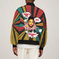 Fannie Lou Hamer Sleeve Zip Bomber Jacket with Pop Art Comic Style Design Bold Quote and Civil Rights Tribute - African Pride