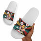 Fannie Lou Hamer Slide Sandals with Pop Art Comic Style Design Bold Quote and Civil Rights Tribute - African Pride