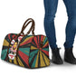 Fannie Lou Hamer Travel Bag with Pop Art Comic Style Design Bold Quote and Civil Rights Tribute - African Pride