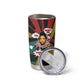 Fannie Lou Hamer Tumbler Cup with Pop Art Comic Style Design Bold Quote and Civil Rights Tribute - African Pride