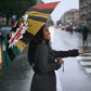 Fannie Lou Hamer Umbrella with Pop Art Comic Style Design Bold Quote and Civil Rights Tribute - African Pride