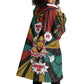 Fannie Lou Hamer Wearable Blanket Hoodie with Pop Art Comic Style Design Bold Quote and Civil Rights Tribute - African Pride