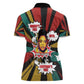 Fannie Lou Hamer Women Polo Shirt with Pop Art Comic Style Design Bold Quote and Civil Rights Tribute - African Pride