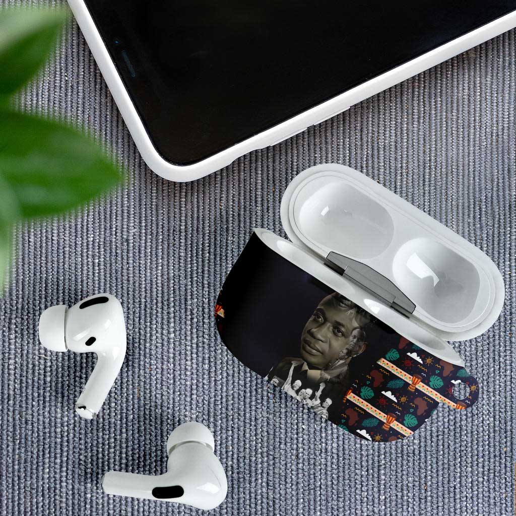 Kwame Nkrumah AirPods Case Ghana Pan-African Print Design Portrait and Anti-Colonial Legacy Tribute - African Pride