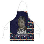 Kwame Nkrumah Apron Ghana Pan-African Print Design Portrait and Anti-Colonial Legacy Tribute - African Pride