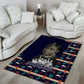 Kwame Nkrumah Area Rug Ghana Pan-African Print Design Portrait and Anti-Colonial Legacy Tribute - African Pride