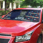 Kwame Nkrumah Auto Sun Shade Ghana Pan-African Print Design Portrait and Anti-Colonial Legacy Tribute - African Pride