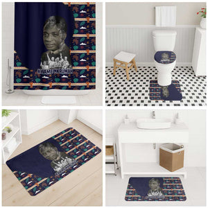 Kwame Nkrumah Bathroom Set Ghana Pan-African Print Design Portrait and Anti-Colonial Legacy Tribute - African Pride