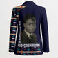 Kwame Nkrumah Blazer Ghana Pan-African Print Design Portrait and Anti-Colonial Legacy Tribute - African Pride
