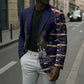 Kwame Nkrumah Blazer Ghana Pan-African Print Design Portrait and Anti-Colonial Legacy Tribute - African Pride