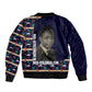 Kwame Nkrumah Bomber Jacket Ghana Pan-African Print Design Portrait and Anti-Colonial Legacy Tribute - African Pride