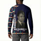 Kwame Nkrumah Button Sweatshirt Ghana Pan-African Print Design Portrait and Anti-Colonial Legacy Tribute