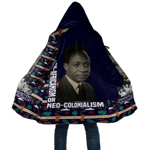 Kwame Nkrumah Cloak Ghana Pan-African Print Design Portrait and Anti-Colonial Legacy Tribute - African Pride
