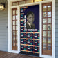 Kwame Nkrumah Door Cover Ghana Pan-African Print Design Portrait and Anti-Colonial Legacy Tribute - African Pride