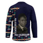 Kwame Nkrumah Hockey Jersey Ghana Pan-African Print Design Portrait and Anti-Colonial Legacy Tribute - African Pride