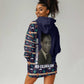 Kwame Nkrumah Hoodie Dress Ghana Pan-African Print Design Portrait and Anti-Colonial Legacy Tribute - African Pride
