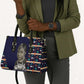 Kwame Nkrumah Leather Bag Ghana Pan-African Print Design Portrait and Anti-Colonial Legacy Tribute - African Pride