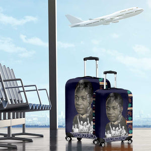 Kwame Nkrumah Luggage Cover Ghana Pan-African Print Design Portrait and Anti-Colonial Legacy Tribute - African Pride