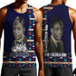 Kwame Nkrumah Men Tank Top Ghana Pan-African Print Design Portrait and Anti-Colonial Legacy Tribute - African Pride