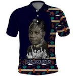Kwame Nkrumah Polo Shirt Ghana Pan-African Print Design Portrait and Anti-Colonial Legacy Tribute - African Pride