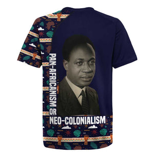 Kwame Nkrumah Rugby Jersey Ghana Pan-African Print Design Portrait and Anti-Colonial Legacy Tribute - African Pride