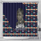 Kwame Nkrumah Shower Curtain Ghana Pan-African Print Design Portrait and Anti-Colonial Legacy Tribute - African Pride