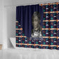 Kwame Nkrumah Shower Curtain Ghana Pan-African Print Design Portrait and Anti-Colonial Legacy Tribute - African Pride