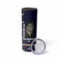 Kwame Nkrumah Skinny Tumbler Ghana Pan-African Print Design Portrait and Anti-Colonial Legacy Tribute - African Pride