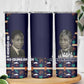 Kwame Nkrumah Skinny Tumbler Ghana Pan-African Print Design Portrait and Anti-Colonial Legacy Tribute - African Pride