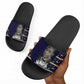 Kwame Nkrumah Slide Sandals Ghana Pan-African Print Design Portrait and Anti-Colonial Legacy Tribute - African Pride
