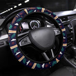 Kwame Nkrumah Steering Wheel Cover Ghana Pan-African Print Design Portrait and Anti-Colonial Legacy Tribute - African Pride