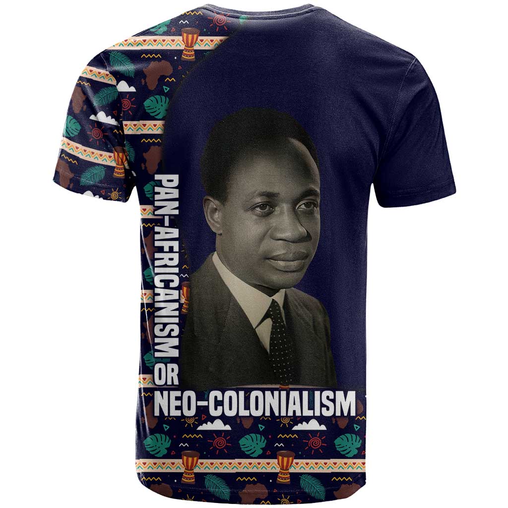 Kwame Nkrumah T shirt Ghana Pan-African Print Design Portrait and Anti-Colonial Legacy Tribute - African Pride
