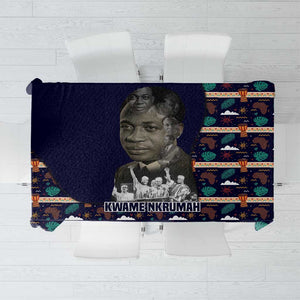 Kwame Nkrumah Tablecloth Ghana Pan-African Print Design Portrait and Anti-Colonial Legacy Tribute - African Pride