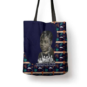 Kwame Nkrumah Tote Bag Ghana Pan-African Print Design Portrait and Anti-Colonial Legacy Tribute - African Pride