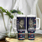 Kwame Nkrumah Tumbler With Handle Ghana Pan-African Print Design Portrait and Anti-Colonial Legacy Tribute - African Pride
