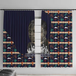 Kwame Nkrumah Window Curtain Ghana Pan-African Print Design Portrait and Anti-Colonial Legacy Tribute - African Pride